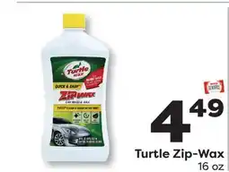 Weis Markets Turtle Zip-Wax offer
