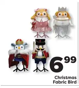 Weis Markets Christmas Fabric Bird offer