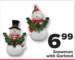 Weis Markets Snowman with Garland offer