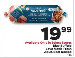 Weis Markets Blue Buffalo Love Made Fresh Adult Beef Recipe offer