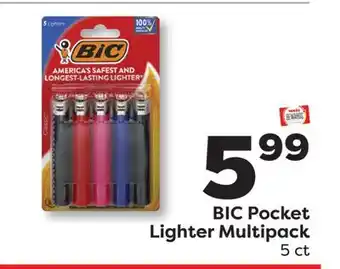 Weis Markets BIC Pocket Lighter Multipack offer
