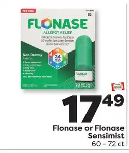 Weis Markets Flonase or Flonase Sensimist offer