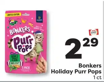 Weis Markets Bonkers Holiday Purr Pops offer