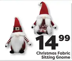 Weis Markets Christmas Fabric Sitting Gnome offer