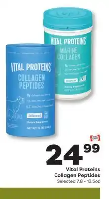 Weis Markets Vital Proteins Collagen Peptides offer