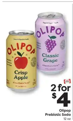 Weis Markets Olipop Prebiotic Soda offer