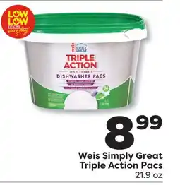 Weis Markets Weis Simply Great Triple Action Pacs offer