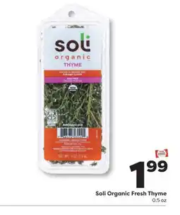 Weis Markets Soli Organic Fresh Thyme offer