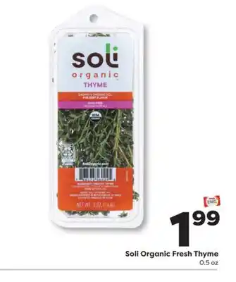 Weis Markets Soli Organic Fresh Thyme offer