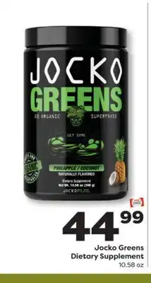 Weis Markets Jocko Greens Dietary Supplement offer
