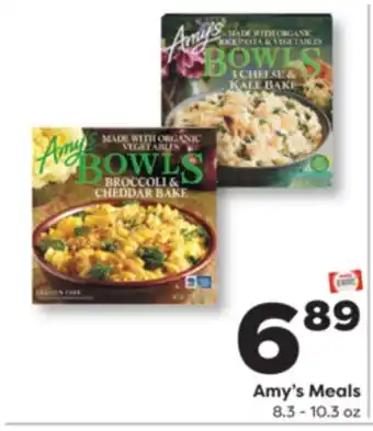 Weis Markets Amy's Meals offer