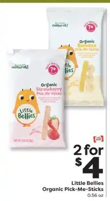 Weis Markets Little Bellies Organic Pick-Me-Sticks offer
