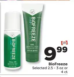 Weis Markets BioFreeze offer