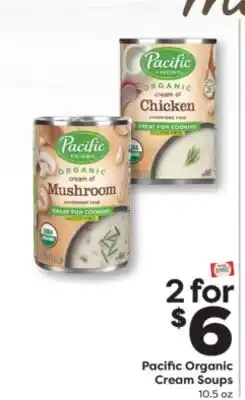 Weis Markets Pacific Organic Cream Soups offer