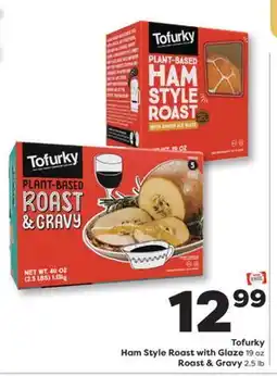Weis Markets Tofurky Ham Style Roast with Glaze 19 oz Roast & Gravy 2.5 lb offer