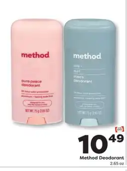 Weis Markets Method Deodorant offer