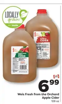 Weis Markets Weis Fresh from the Orchard Apple Cider offer