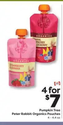 Weis Markets Pumpkin Tree Peter Rabbit Organics Pouches offer