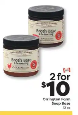 Weis Markets Orrington Farm Soup Base offer