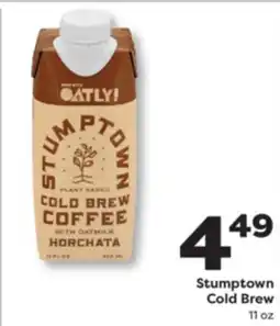 Weis Markets Stumptown Cold Brew offer