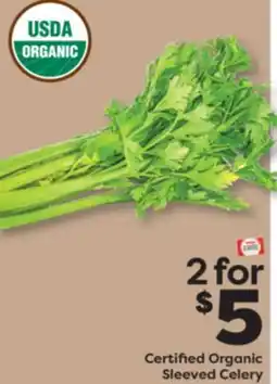 Weis Markets Certified Organic Sleeved Celery offer
