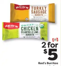 Weis Markets Red's Burritos offer