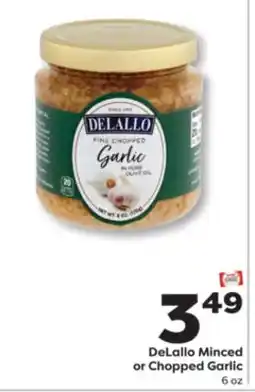 Weis Markets DeLallo Minced or Chopped Garlic offer