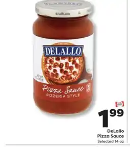Weis Markets DeLallo Pizza Sauce offer
