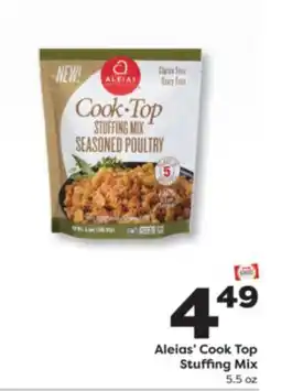 Weis Markets Aleias' Cook Top Stuffing Mix offer
