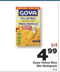 Weis Markets Goya Yellow Rice Mix Multipack offer