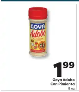 Weis Markets Goya Adobo Con Pimienta offer