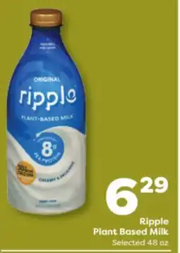 Weis Markets Ripple Plant Based Milk offer
