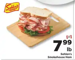 Weis Markets Sahlen's Smokehouse Ham offer