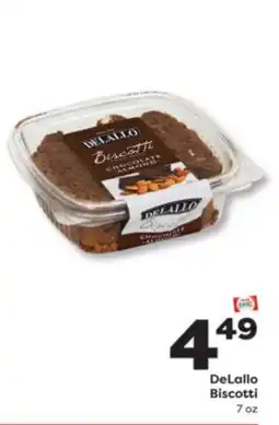 Weis Markets DeLallo Biscotti offer