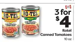 Weis Markets Rotel Canned Tomatoes offer