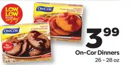 Weis Markets On-Cor Dinners offer