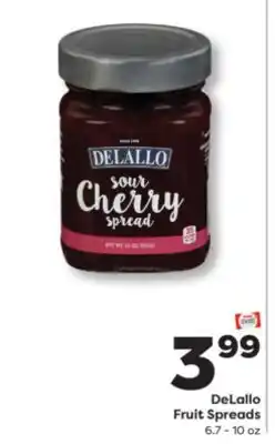 Weis Markets DeLallo Fruit Spreads offer