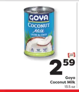 Weis Markets Goya Coconut Milk offer