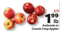 Weis Markets Ambrosia or Cosmic Crisp Apples offer