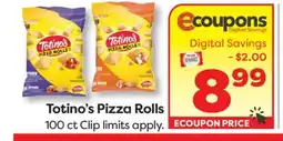 Weis Markets Totino's Pizza Rolls offer