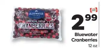 Weis Markets Bluewater Cranberries offer