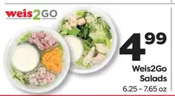 Weis Markets Weis2Go Salads offer