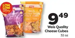 Weis Markets Weis Quality Cheese Cubes offer