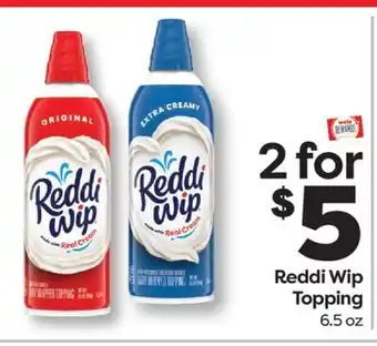 Weis Markets Reddi Wip Topping offer