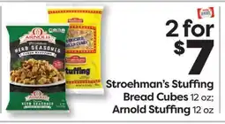 Weis Markets Stroehman's Stuffing Bread Cubes 12 oz Arnold Stuffing 12 oz offer