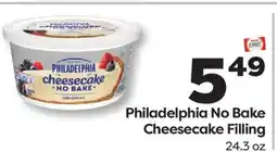 Weis Markets Philadelphia No Bake Cheesecake Filling offer