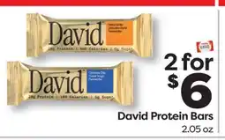 Weis Markets David Protein Bars offer