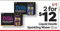 Weis Markets Liquid Death Sparkling Water offer