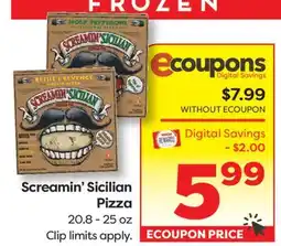 Weis Markets Screamin' Sicilian Pizza offer