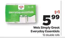 Weis Markets Weis Simply Great Everyday Essentials offer